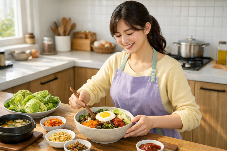 강호동 봄동비빔밥 레시피